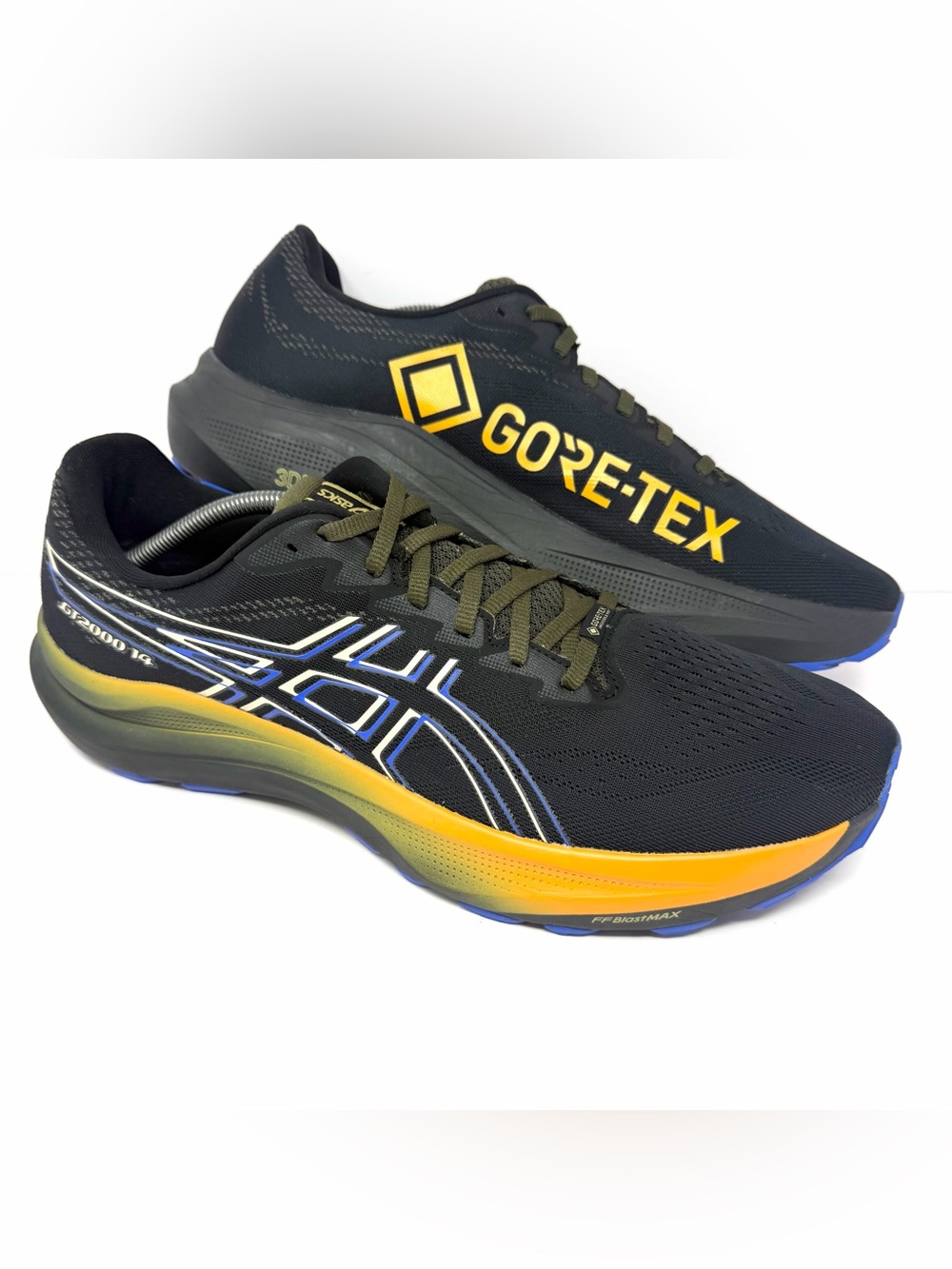 ASICS Men’s GT-2000 14 GTX Gore-Tex Running Shoes Sz 13 Black Vanilla 1011C058